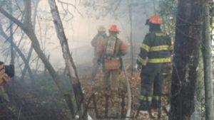 INCENDIO EN LA COLONIA EDUCACIÓN.