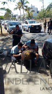 ARROLLAN A MOTOCICLISTA EN AVENIDA LOS TULES.