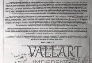 PREOCUPA A PADRES DE FAMILIA POSIBLE DESALOJO Y CESE DE FUNCIONES DEL COLEGIO NIÑOS HÉROES.