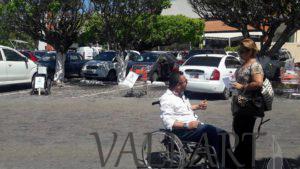 Buscan concientizar automovilistas con campaña “ponte en mi lugar, no en mi espacio”.