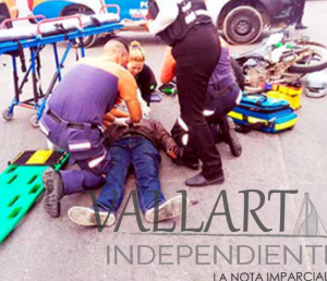 ATROPELLA A MOTOCICLISTA Y LO DEJA ABANDONADO