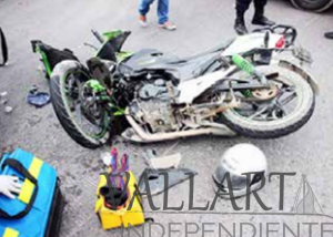 ATROPELLA A MOTOCICLISTA Y LO DEJA ABANDONADO