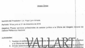 Ex asesor de "peri Cuevas" sera investigado por haber tenido doble cargo público.