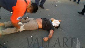 Fallece motociclista tras percance vial en Fluvial