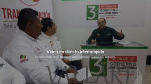José Gómez realiza tercer informe vía Facebook Live