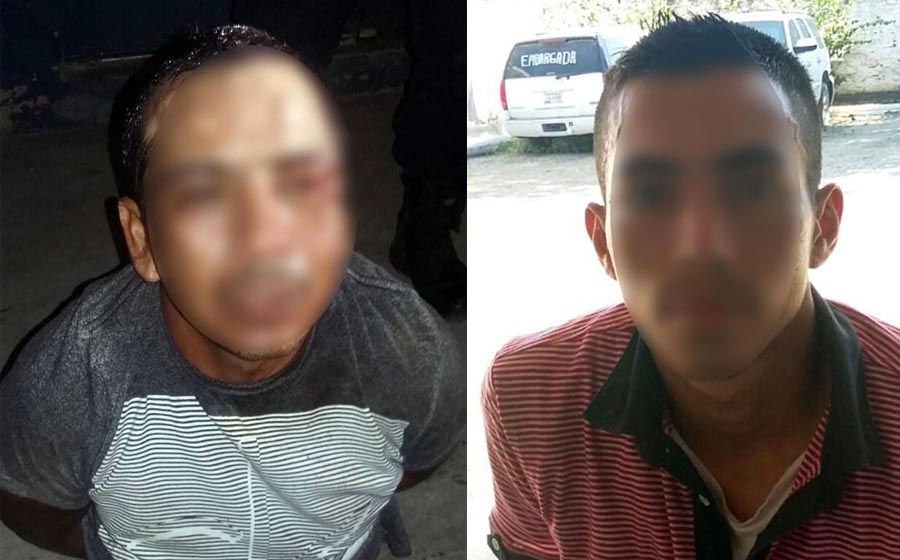 Atrapan a dos ‘asalta gasolineras’; viajaban en un taxi