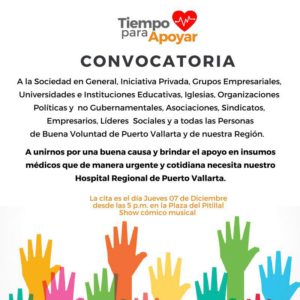 Llaman a la sociedad civil a donar para apoyar al Hospital Regional