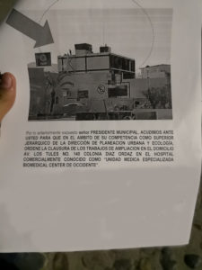 Denuncian supuesta obra irregular en la Díaz Ordaz 3 Denuncian supuesta obra irregular en la Díaz Ordaz