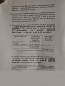 Denuncian supuesta obra irregular en la Díaz Ordaz 2 Denuncian supuesta obra irregular en la Díaz Ordaz