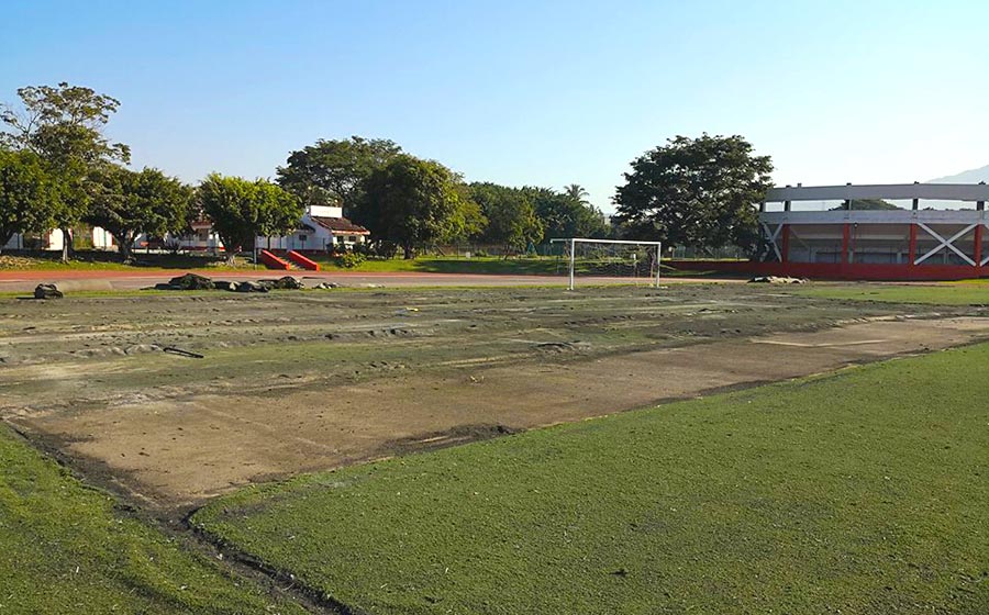 Inicia rehabilitación de la unidad deportiva ‘Alfonso Días Santos’
