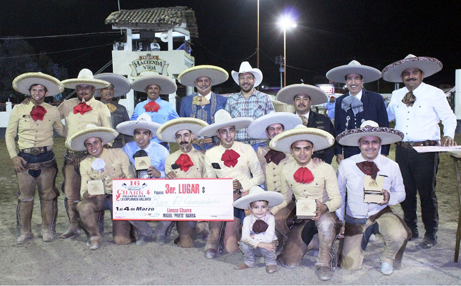 Tres Potrillos, campeón del ‘Torneo Nacional de Charros Vallarta 2mil18’ 2 Tres Potrillos, campeón del ‘Torneo Nacional de Charros Vallarta 2mil18’