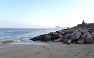 Se presenta marea baja desde Puerto Vallarta hasta Sayulita