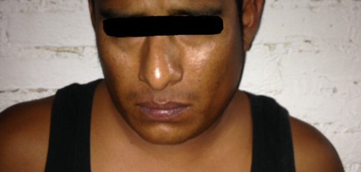 DETENIDO POR PRESUNTO ATENTADO AL PUDOR.