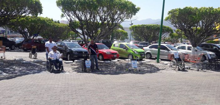 Buscan concientizar automovilistas con campaña “ponte en mi lugar, no en mi espacio”.