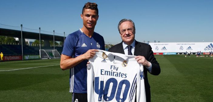 ALCANZA CRISTIANO RONALDO 400 GOLES EN EL REAL MADRID.