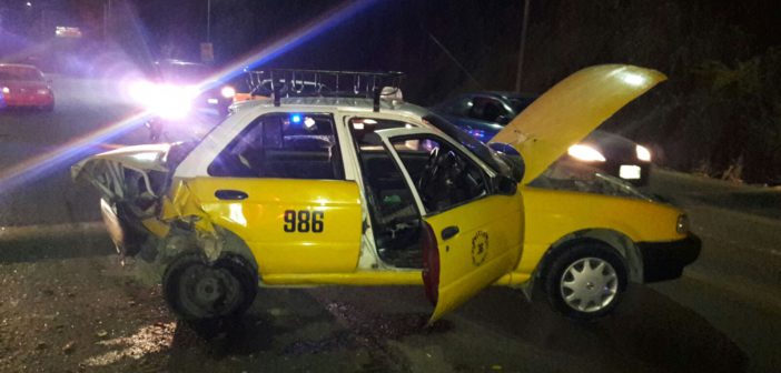 FUERTE CHOQUE EN EL LIBRAMIENTO.