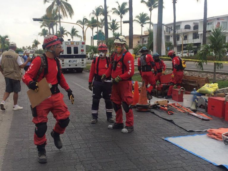 Realizan simulacro de terremoto 7.0 grados