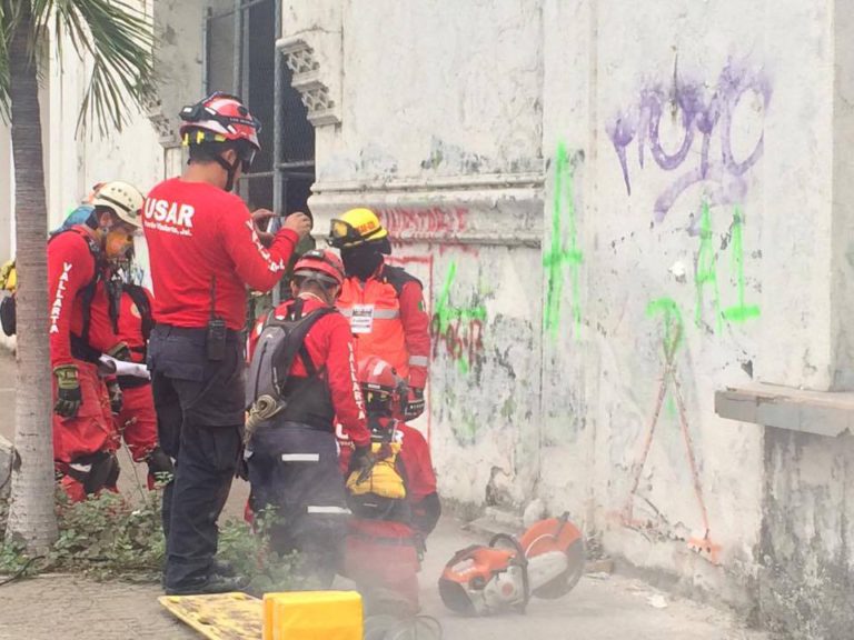 Realizan simulacro de terremoto 7.0 grados