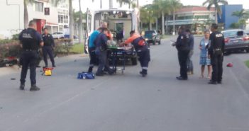 Fallece motociclista tras percance vial en Fluvial