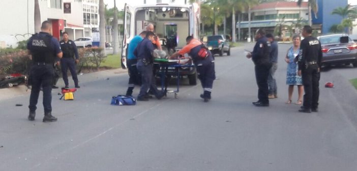 Fallece motociclista tras percance vial en Fluvial