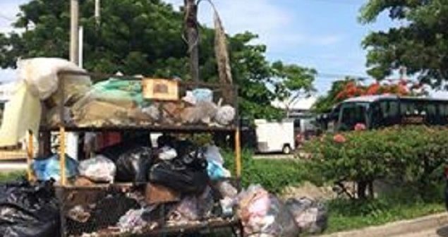 Contenedor de basura afecta a vecinos de la central camionera