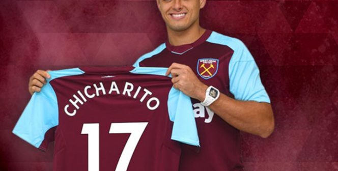 West Ham subasta camiseta firmada por ‘Chicharito’