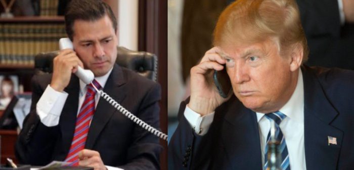 "Si vas a decir que México no va a pagar por el muro, entonces no me reuniré más contigo": Trump a EPN