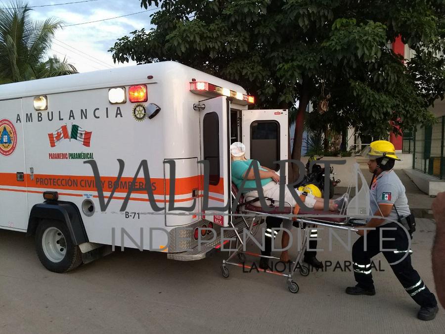 ‘Hacen sándwich’ al camión del gas; hay dos lesionados