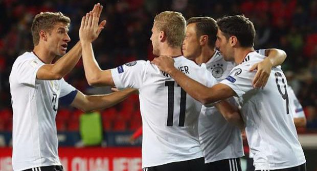 Alemania, a un paso de clasificar al Mundial 2018