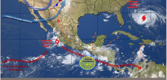 Tormenta tropical ‘Pilar’ dejará lluvias torrenciales en Puerto Vallarta