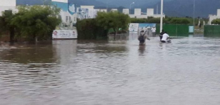 Lluvias provocan inundaciones en Bahía de Banderas