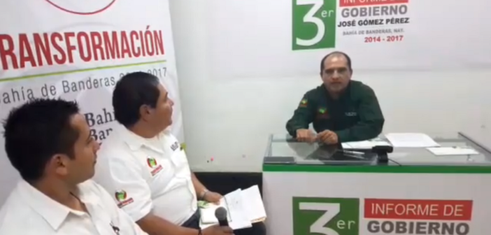 José Gómez realiza tercer informe vía Facebook Live