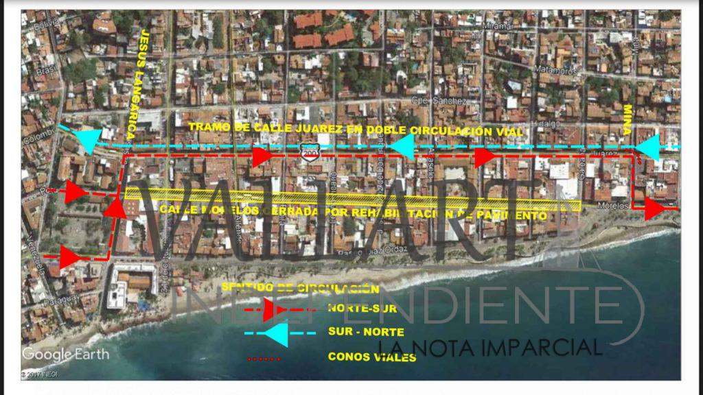 Cerrarán la calle Morelos por obras