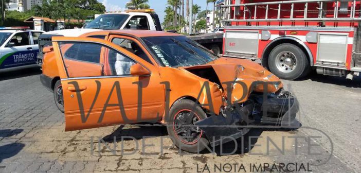 Encontronazo en la Medina Ascencio deja una persona herida
