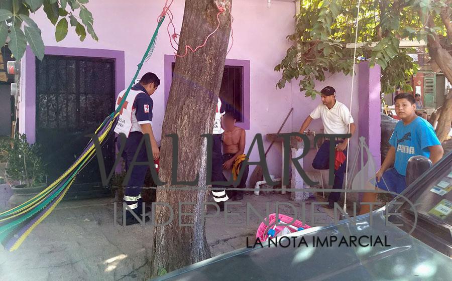 A chorros, bomberos rescatan a hombre que era atacado por un enjambre 1 A chorros, bomberos rescatan a hombre que era atacado por un enjambre