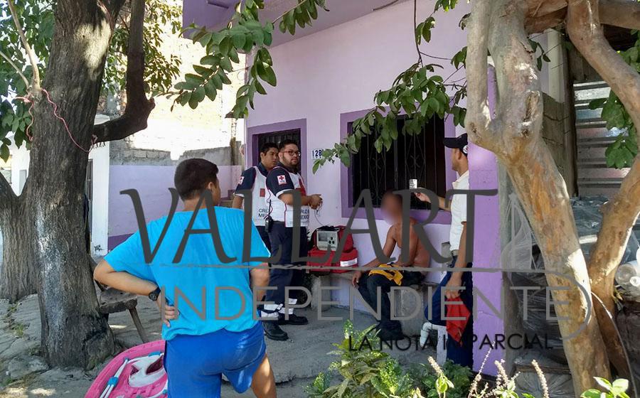 A chorros, bomberos rescatan a hombre que era atacado por un enjambre 2 A chorros, bomberos rescatan a hombre que era atacado por un enjambre