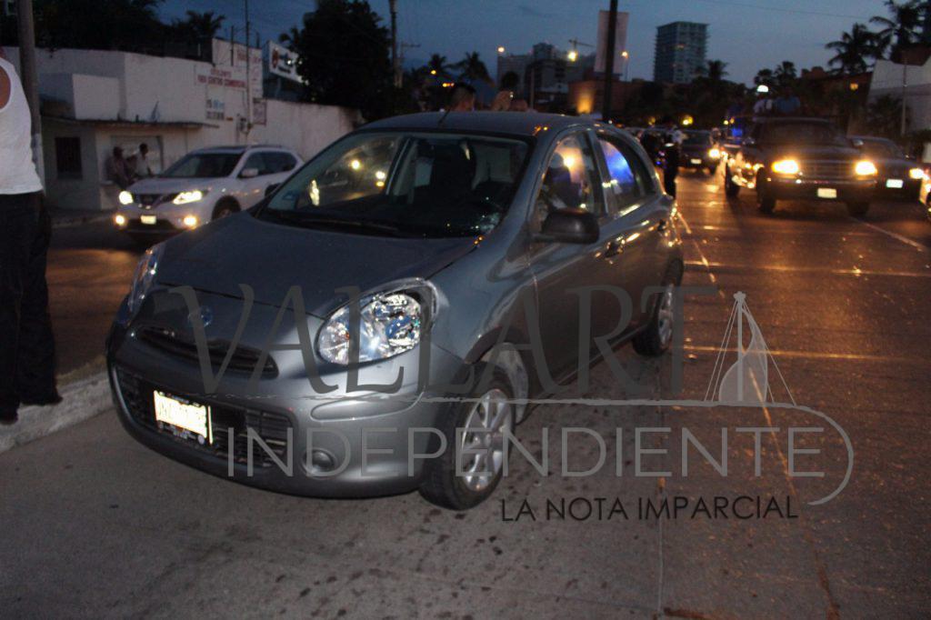 Arrolla a una anciana y luego embiste a motociclista 3 Arrolla a una anciana y luego embiste a motociclista