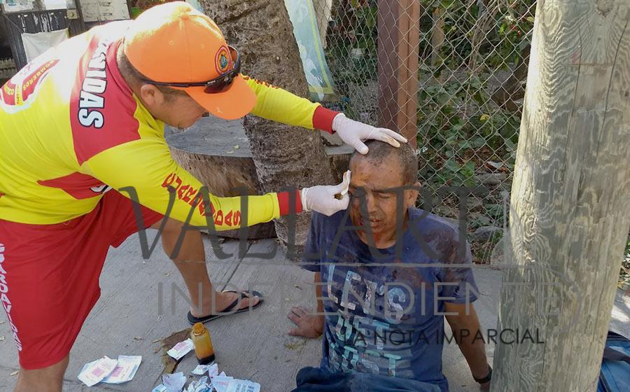 Lo atrapan, amarran, golpean, pero logra escapar