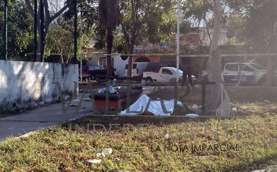 Muere junto a una banca en La Moderna