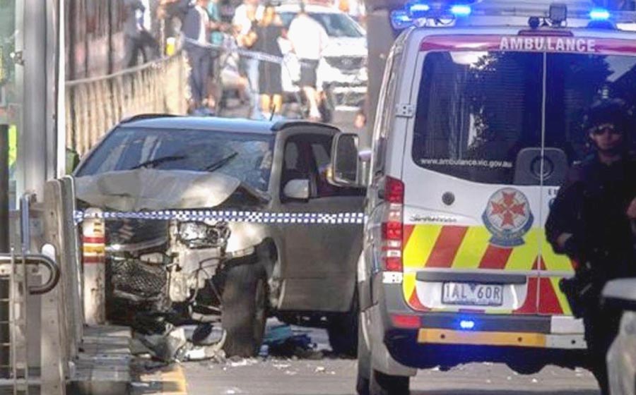 Atropellamiento masivo en Australia deja 19 heridos
