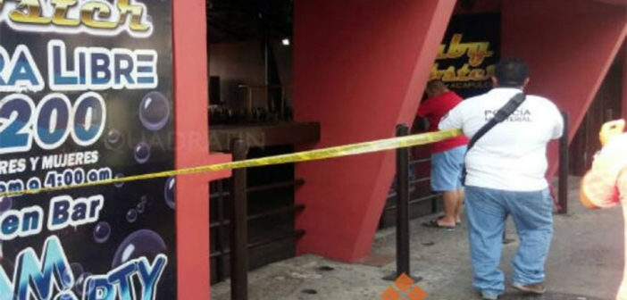 Balacera en antro de Acapulco deja un muerto y cinco heridos