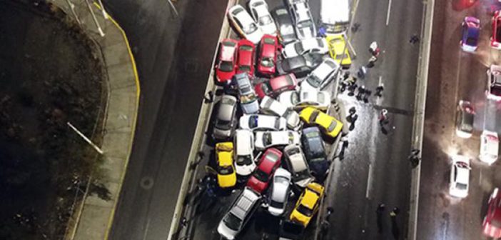 Bajas temperaturas ocasionan mega carambola en Monterrey