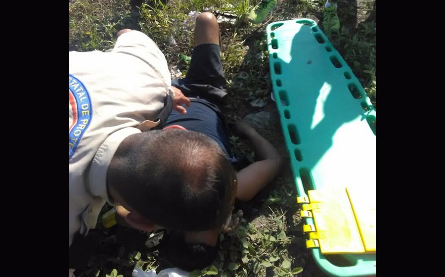 Motociclista se rompe un brazo al derrapa por conducir ebrio