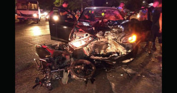 Encontronazo en el libramiento deja un herido grave