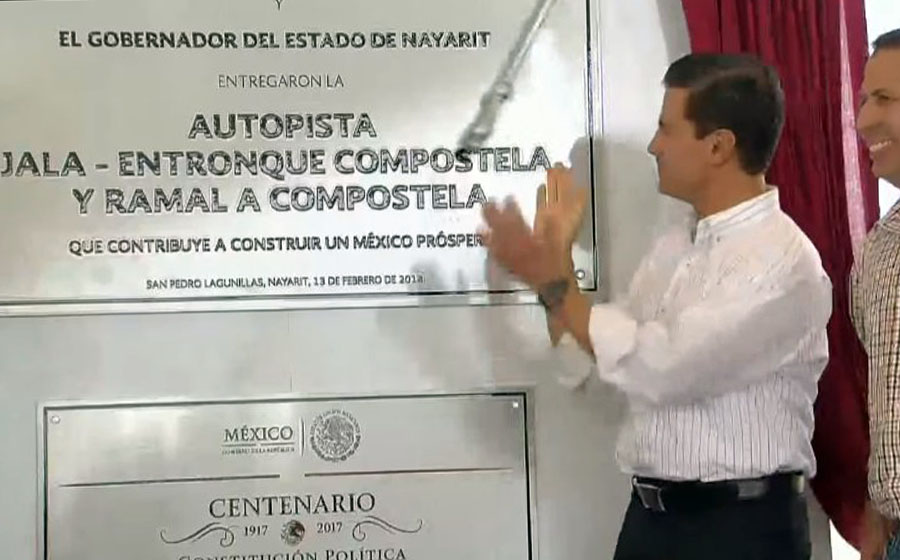 En julio estará el tramo Compostela-Las Varas, asegura titular de la SCT