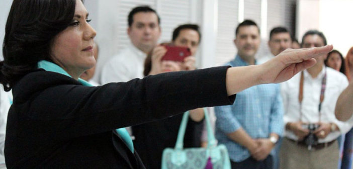 Martha Rosa Araiza, la única candidata a la gubernatura