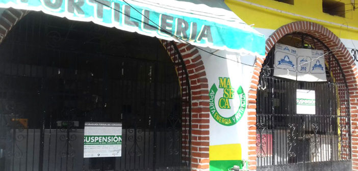 Clausura Profeco tortillerías en Puerto Vallarta por vender caro