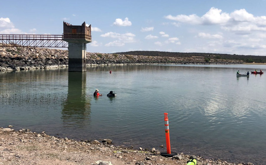 Rescata PC Jalisco ahogados en la Presa La Sauceda