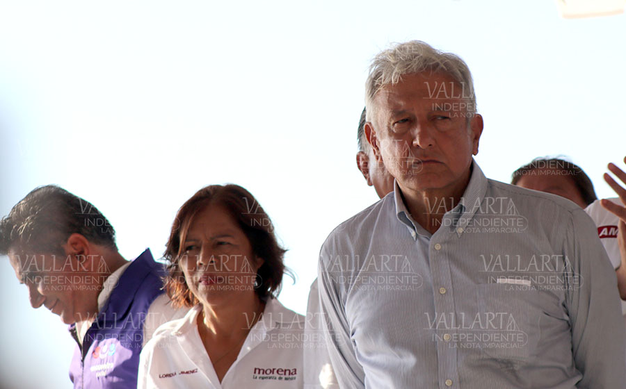 Visita Andrés Manuel López Obrador Puerto Vallarta (fotogalería)