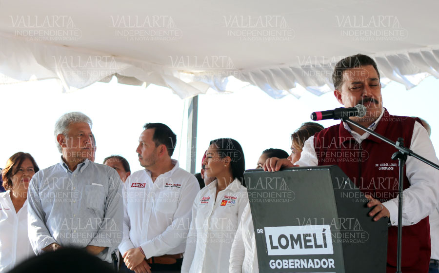 Visita Andrés Manuel López Obrador Puerto Vallarta (fotogalería)